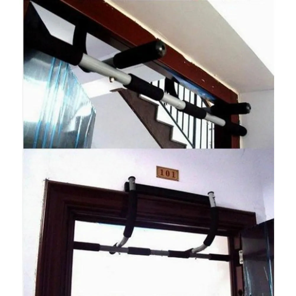 Doorway Pull Up Bar No Drilling Over Door Chin Up Bar Upper Body Workout/Home Gym Equipment with Sponge Handle Hanging Exercises
