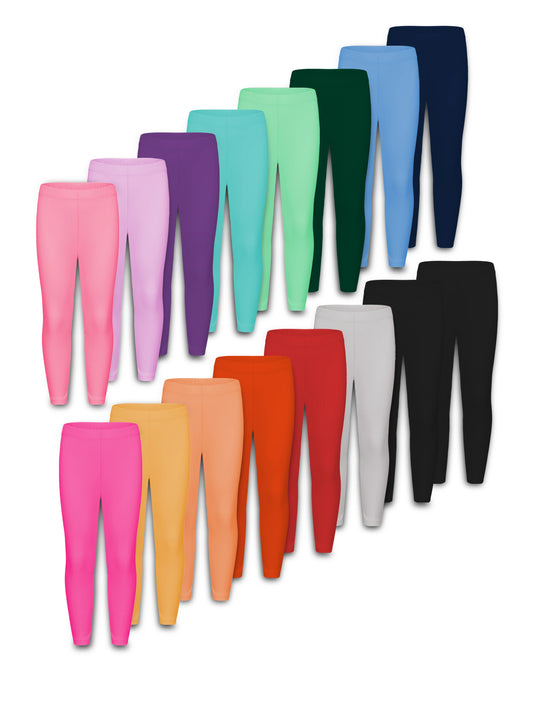 Random 10 colors girls stretchy leggings/breathable tight legging pants