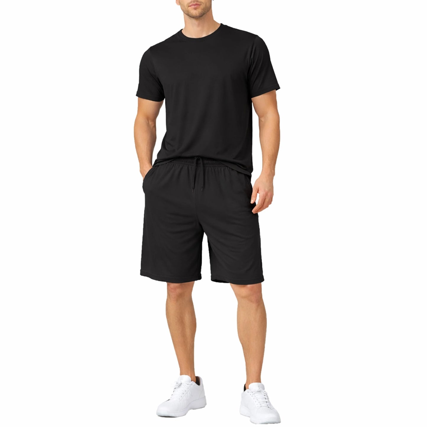 Men’s 2 Piece Athletic Tee/Short Active Set (S-2XL)