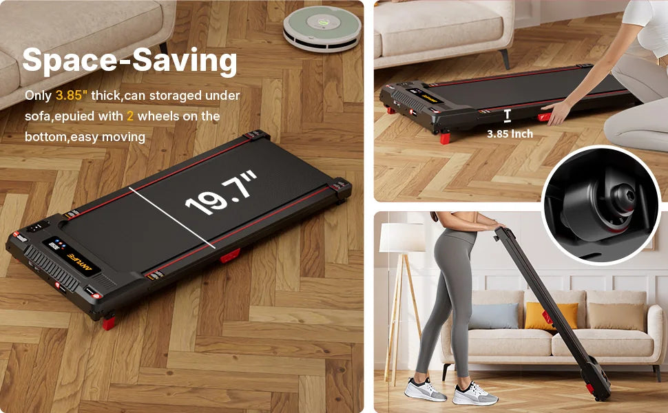 AnyLife 480D-A Treadmill Walking Pad Home Gym Equipment/Fitness Running Machine for Health And Wellness