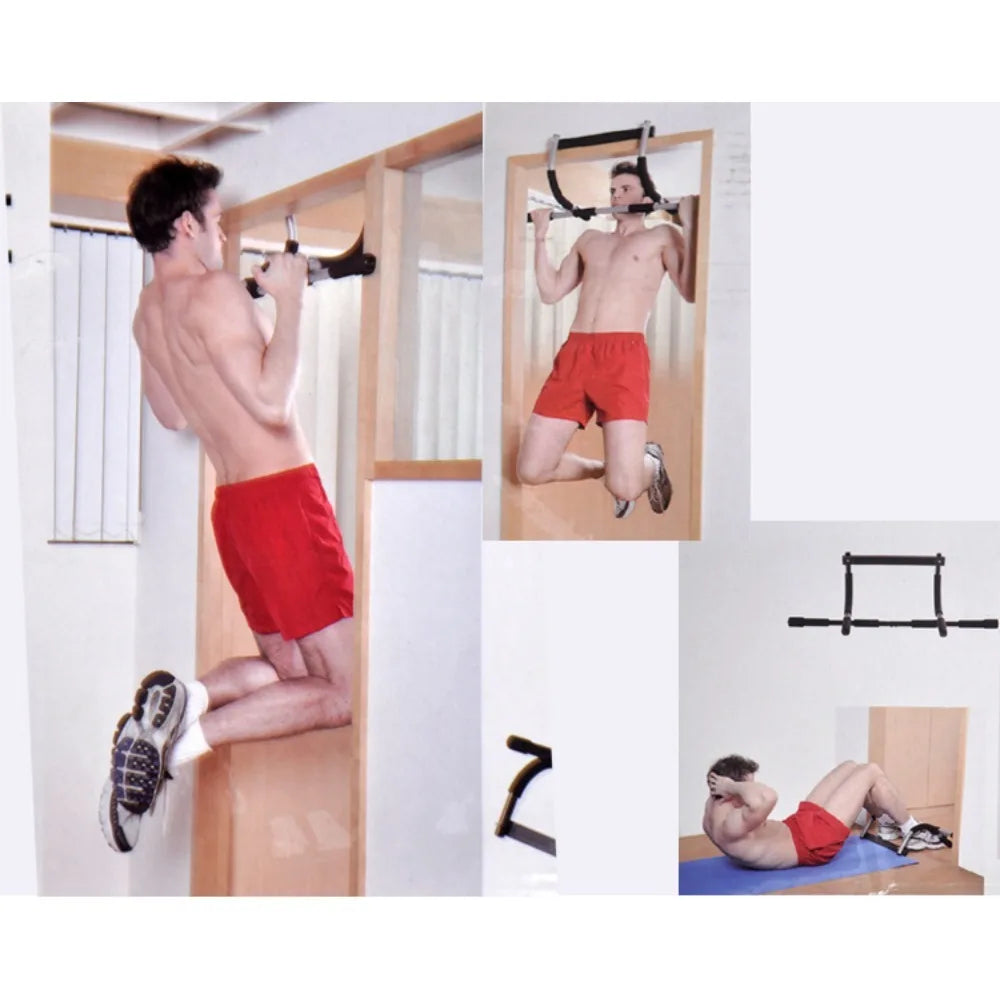 Doorway Pull Up Bar No Drilling Over Door Chin Up Bar Upper Body Workout/Home Gym Equipment with Sponge Handle Hanging Exercises