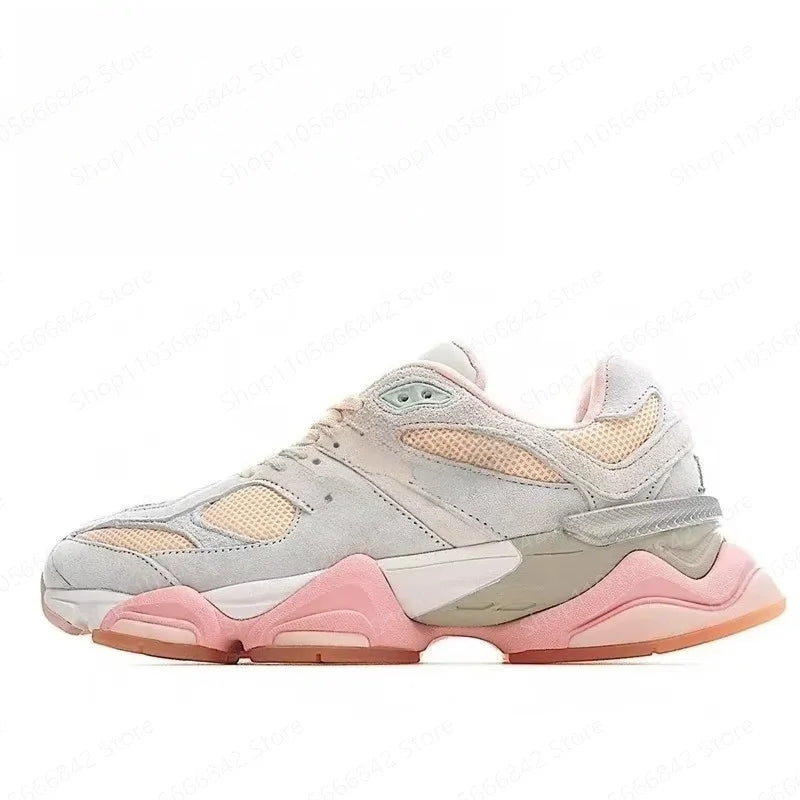 NEW  High Quality Sports Shoes for Couples Classic Running Shoes/9060 Breathable and Versatile Casual Footwear