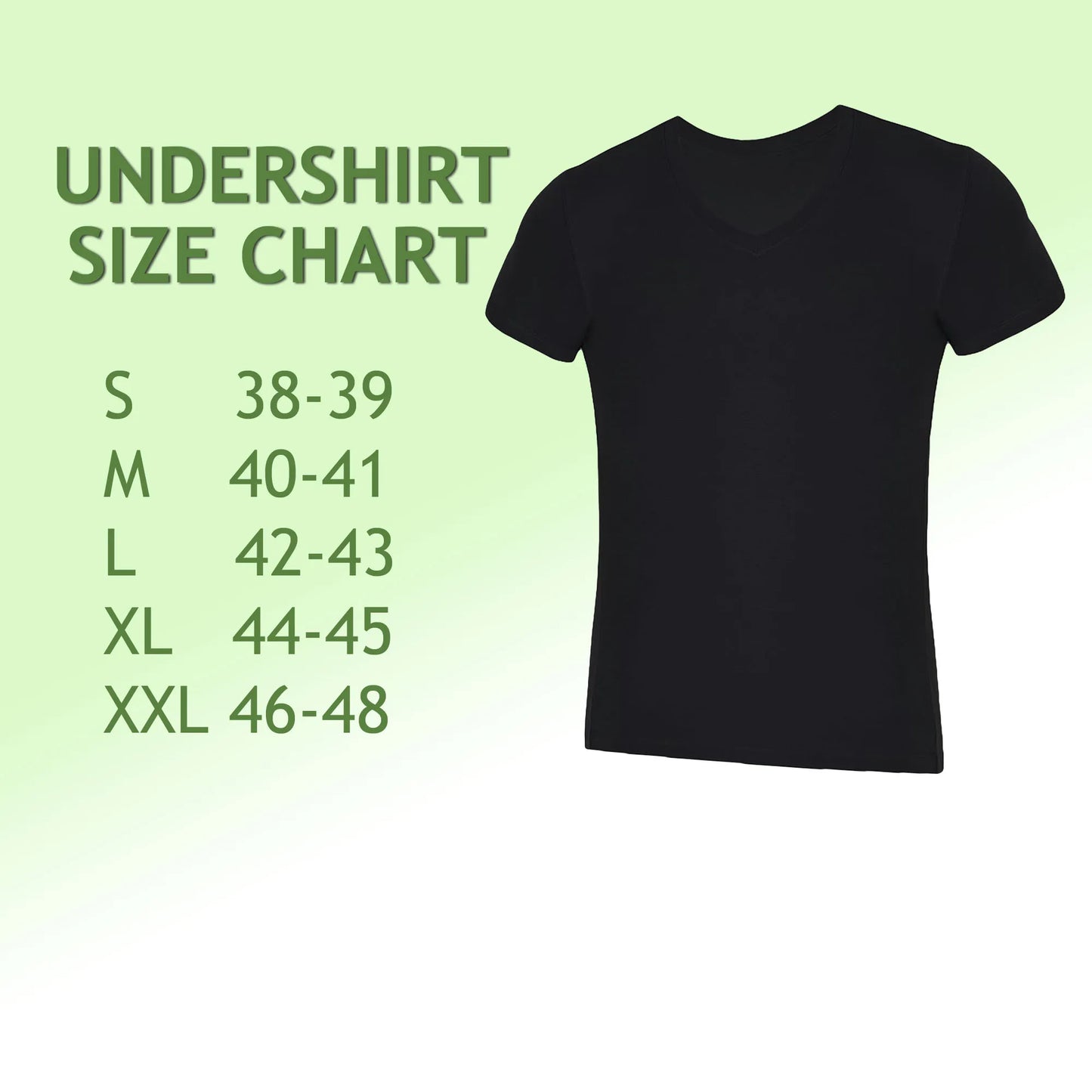 V Neck T Shirts for Men Rayon Tees/Moisture Wicking Undershirts 1 Pack Men Shirts