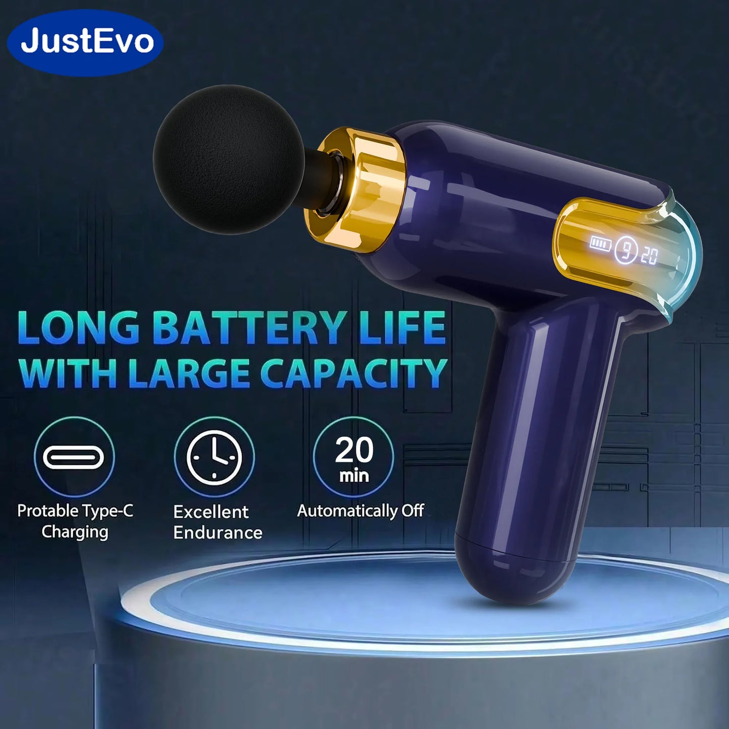 Fascia Gun Massager Full-Body Muscle Relaxation Device/Perfect for Relaxing Before Bed.LC-002