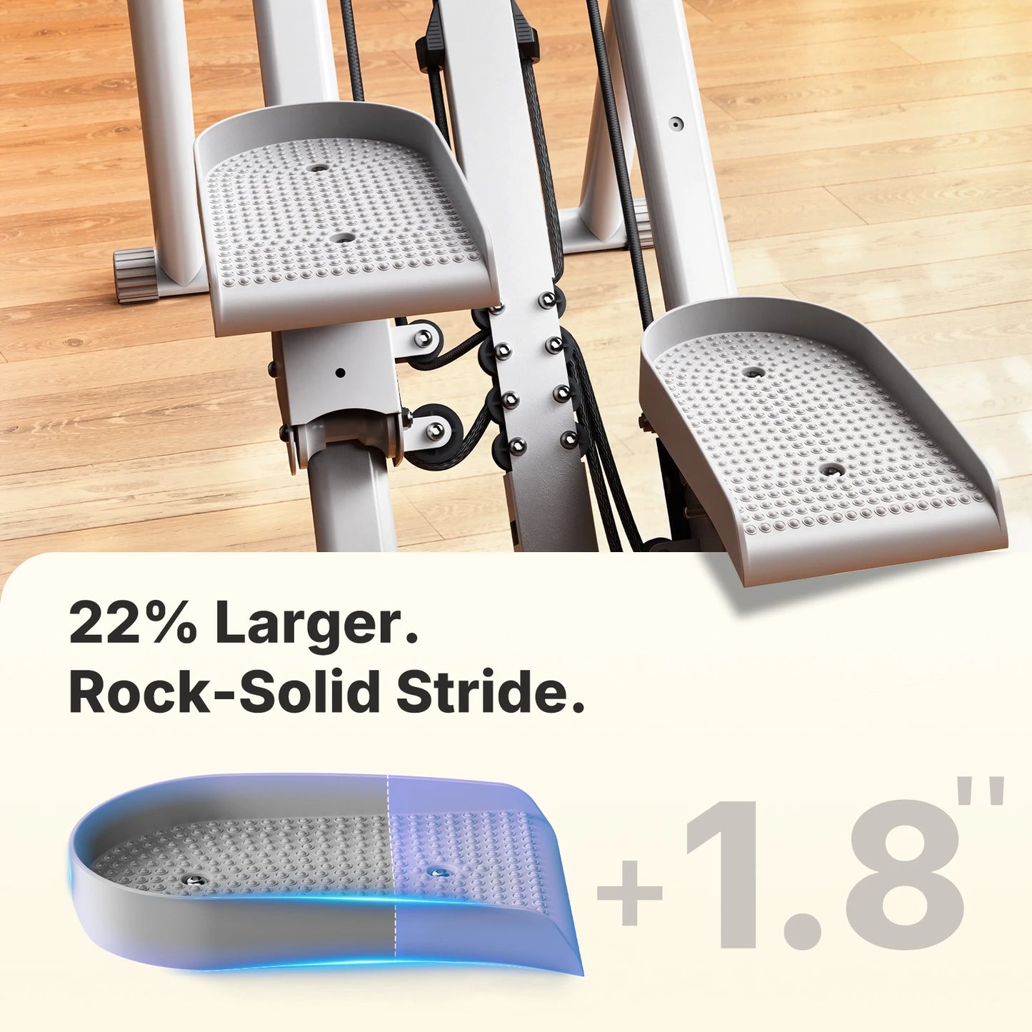 MERACH Stair Stepper For Home Gym Full-Body Workout Fat Burning Weight Loss/Foldable Quiet Low Noise Adjustable Resistance Vertical Climber