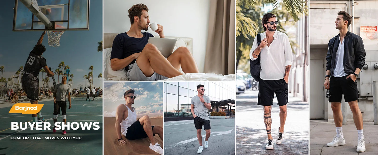 2 Pack Men's Gym Basketball Shorts Athletic Black Workout/Quick Dry Shorts with Pockets for Casual Running