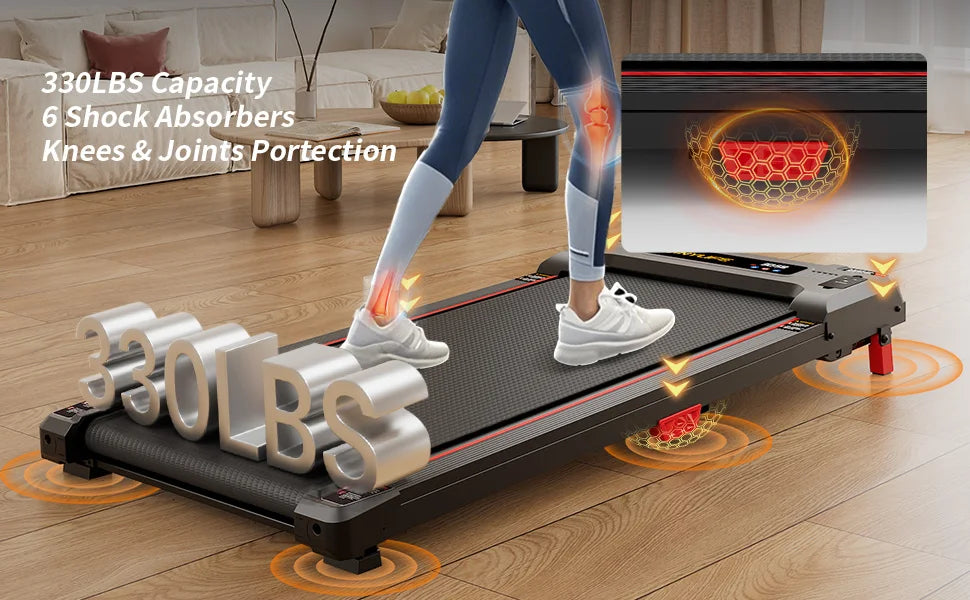 AnyLife 480D-A Treadmill Walking Pad Home Gym Equipment/Fitness Running Machine for Health And Wellness