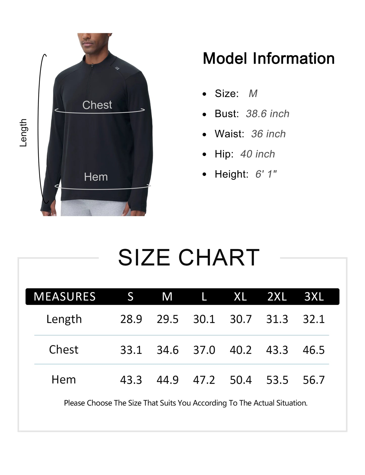 THE GYM PEOPLE Men's Half-Zip Long Sleeve Golf Shirts Soft/Lightweight Warm Workout Pullover Sweatshirts with Thumb Hole