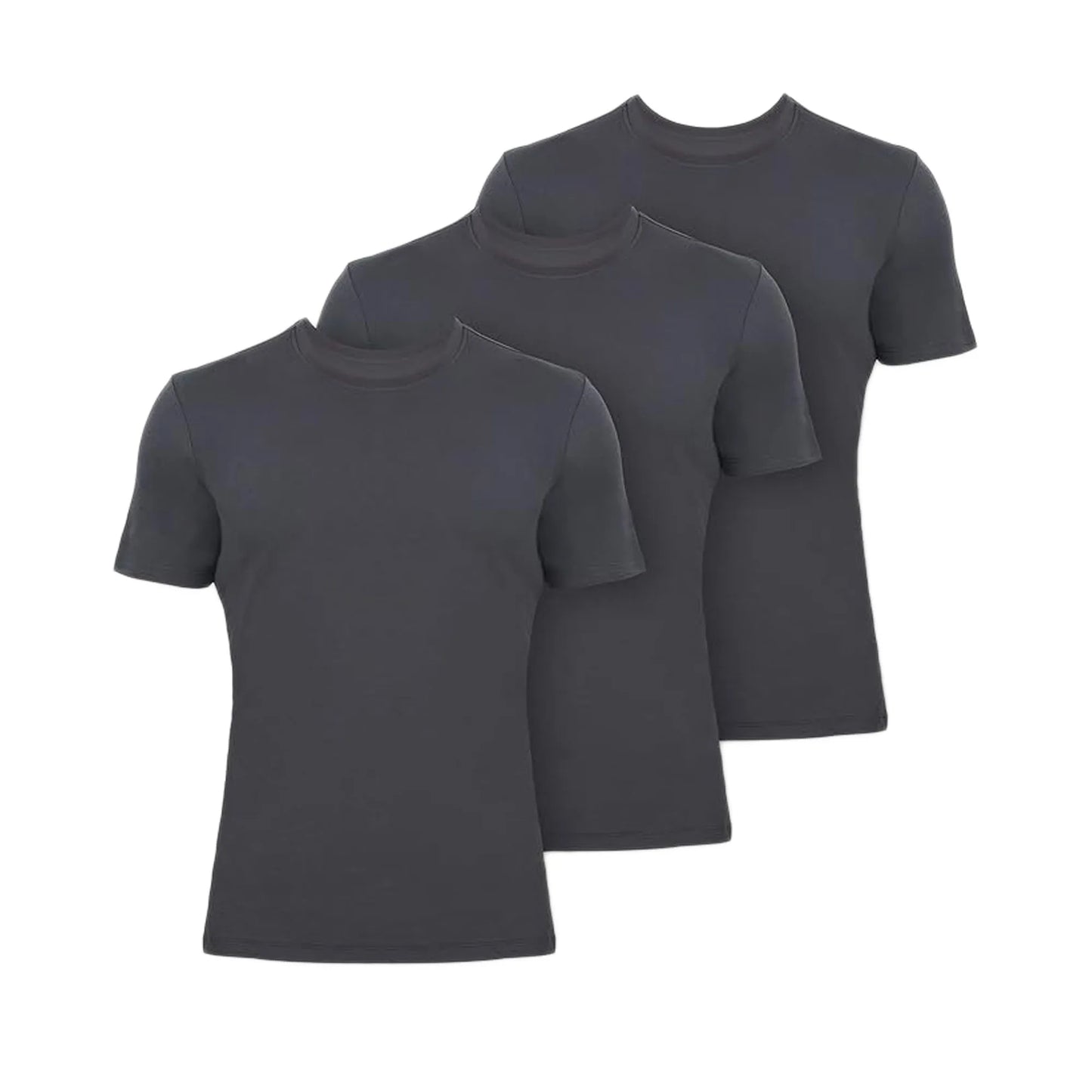 T-Shirts for Men Rayon Crewneck/Undershirt Tees Moisture Wicking 3 Pack Men Shirts