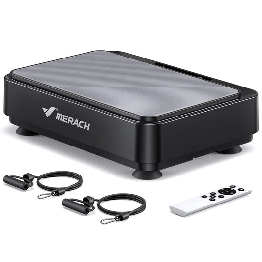 MERACH Vibration Plate Exercise Machine Vibration Plate/for Lymphatic Drainage Relieve Pain Help Sleep Fat Burning Weight Loss