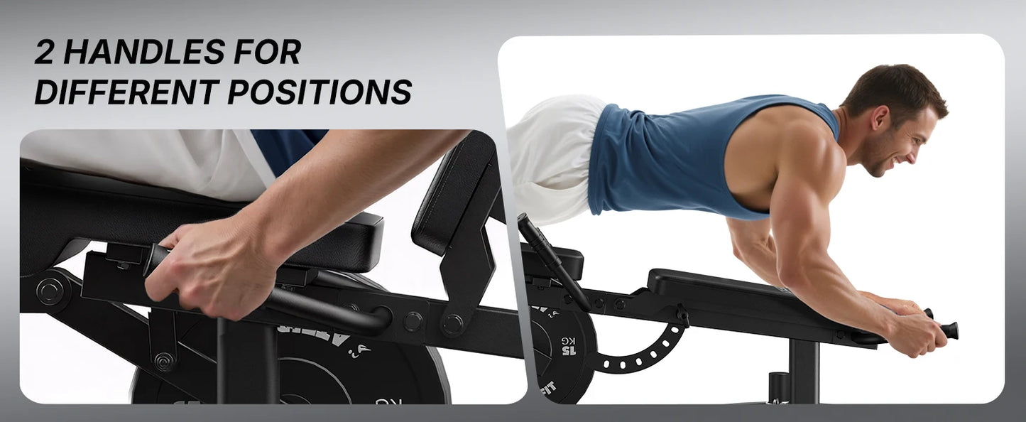 MERACH 2-in-1 Leg Extension and Curl Machine for Home Gym/Commercial Grade Steel Leg Workout Equipment 375 lbs Limit