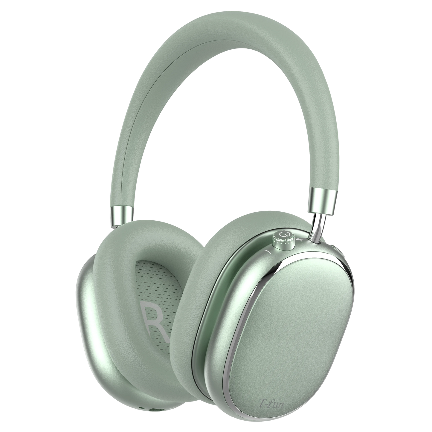 Bluetooth T-fun NC95 Hybrid Active Noise Cancelling Headphones/Built-in Mic 65H Playtime App Control Hi-Res Audio