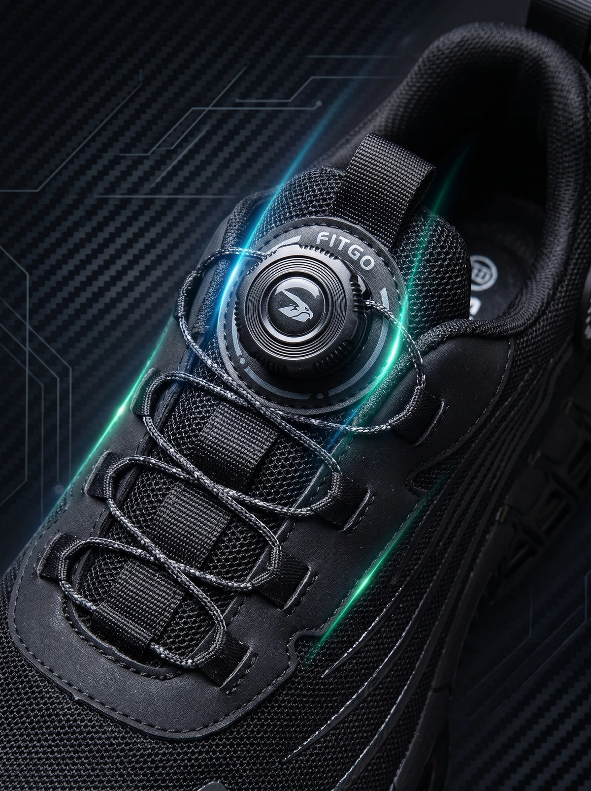New Men's Safety Work Shoes Puncture Proof Indestructible/Rotated Buckle Waterproof Durable Sneakers for Men