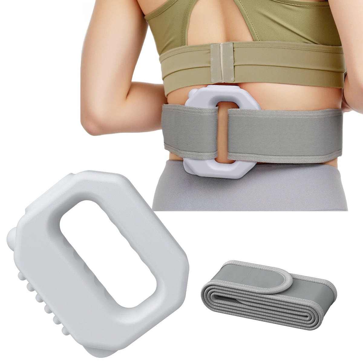 MERACH Fascia Ring Massager Adjustable 6-Level Vibration for Home Gym Use/Multifunctional Vibration Full-Body Shaping  Fascia Ring