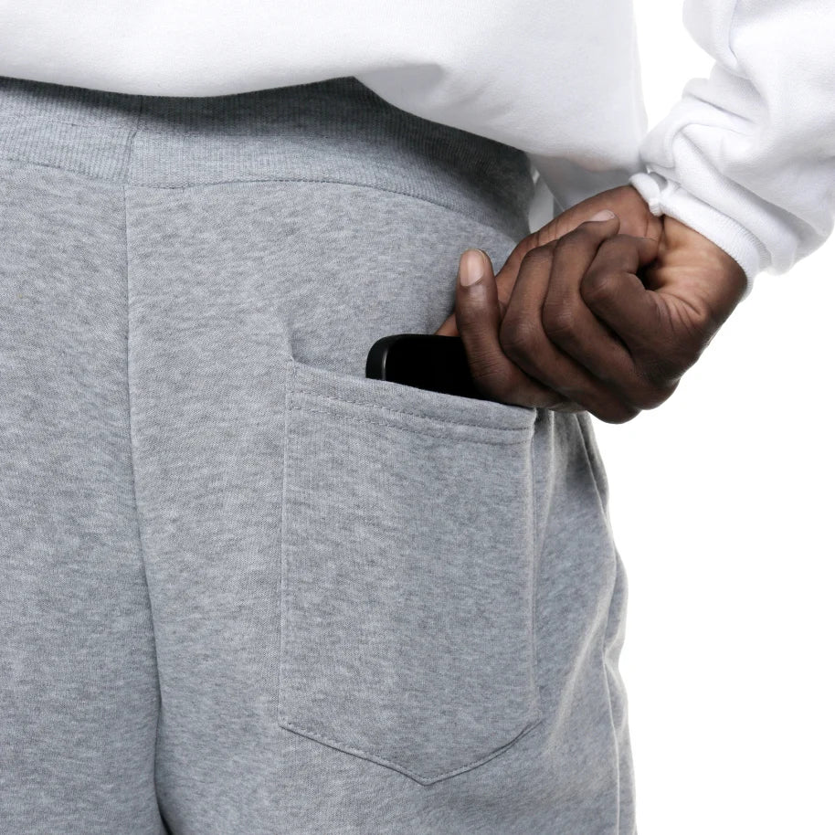 3 PACK: Men's Fleece Lined Slim Fit Casual Tech Jogger Sweatpants Zipper Pockets/for Casual Wear Sports and Loungewear S-3XL