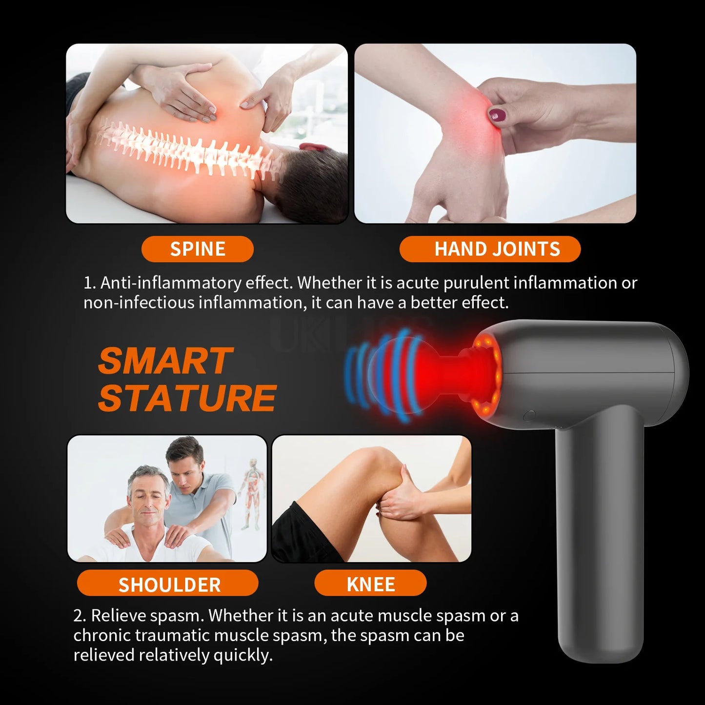 Tissue Massage Gun Slimming Body Pain Exercising/Deep Muscle Massager Handheld Electric Relaxation Massage