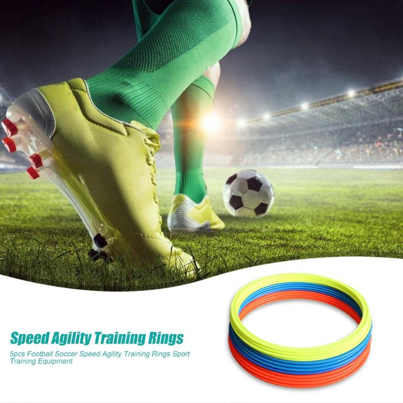 5pcs/set Football Soccer Speed Agility Training Rings/Sport Training Equipment 30cm 40cm