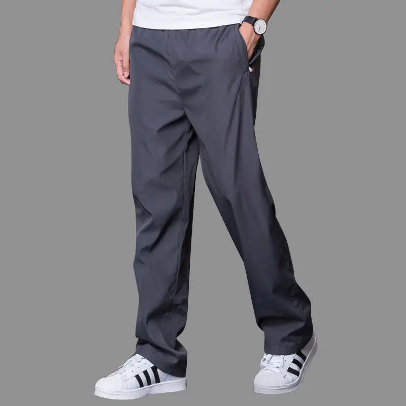 Spring Summer Men's Sportwear Casual Men's Joggers Pants/Loose Straight Trousers Large Size Sweatpants Fashion Tracksuit Men