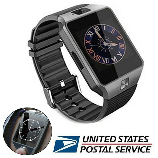 Men Women Smart Watch Bluetooth Wristwatch SIM/GSM Phone Watch Remote Camera for Android Samsung