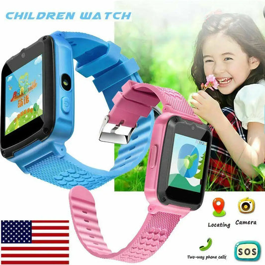 Anti-lost Kids Smart Watch LBS Tracker Locator SOS Call/Children Smartwatch Phone Waterproof IP67 for iOS Android