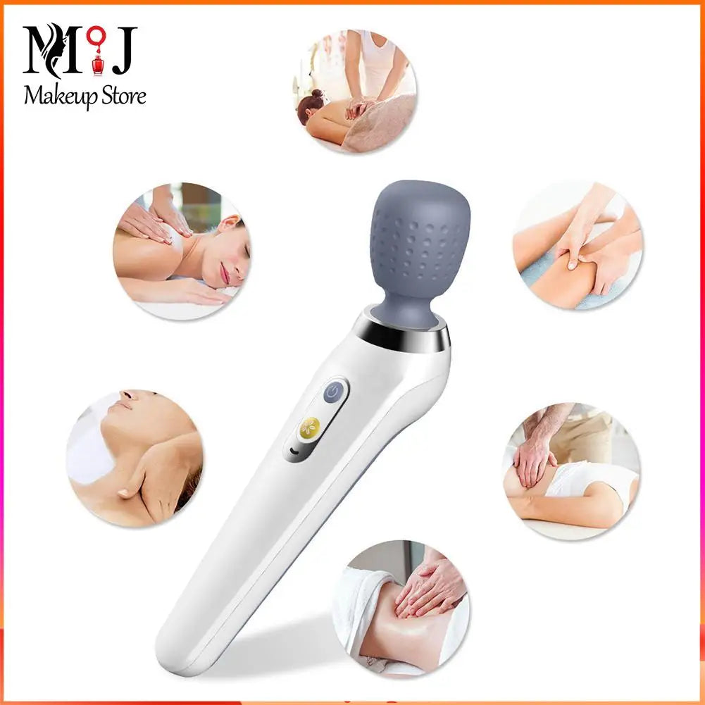 Charging Massager Electric Wireless Neck Massage Device Multifunctional Acupoint/Vibration Massager for Neck Waist Shoulder