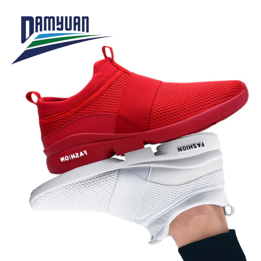 Damyuan New Fashion Men Fly weather Comfortable Breathable/Non-leather Casual Light Size 46 Sport Mesh Jogging Shoes