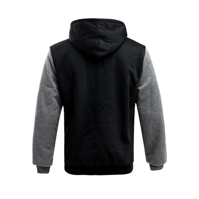 Winter Men's Coats Thicken Warm Jackets for Men Fleece Coat/Men Casual Hoodies Streetwear Long Sleeve Tops Clothing