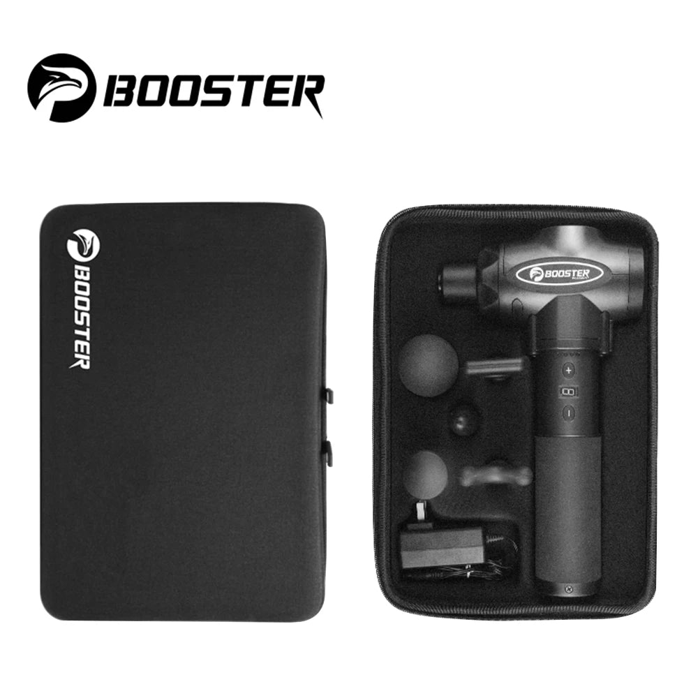 Booster E Massage Gun Deep Tissue Massager Therapy/Body Muscle Stimulation Pain Relief for EMS Pain