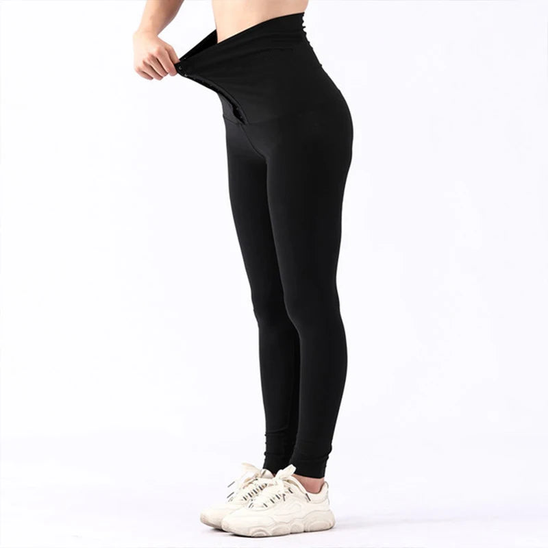 Women Slimming Shaper High Waist Leggings/Sweat Sauna Pants Waist Trainer Stretch Yoga Pants