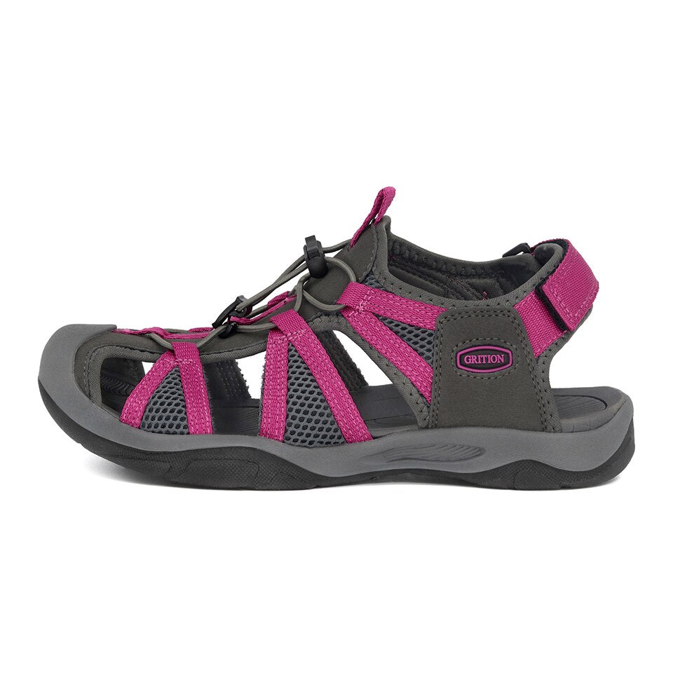 GRITION Women Sandals Non-Slip Breathable Summer/Outdoor Trekking Shoes Flats Sport