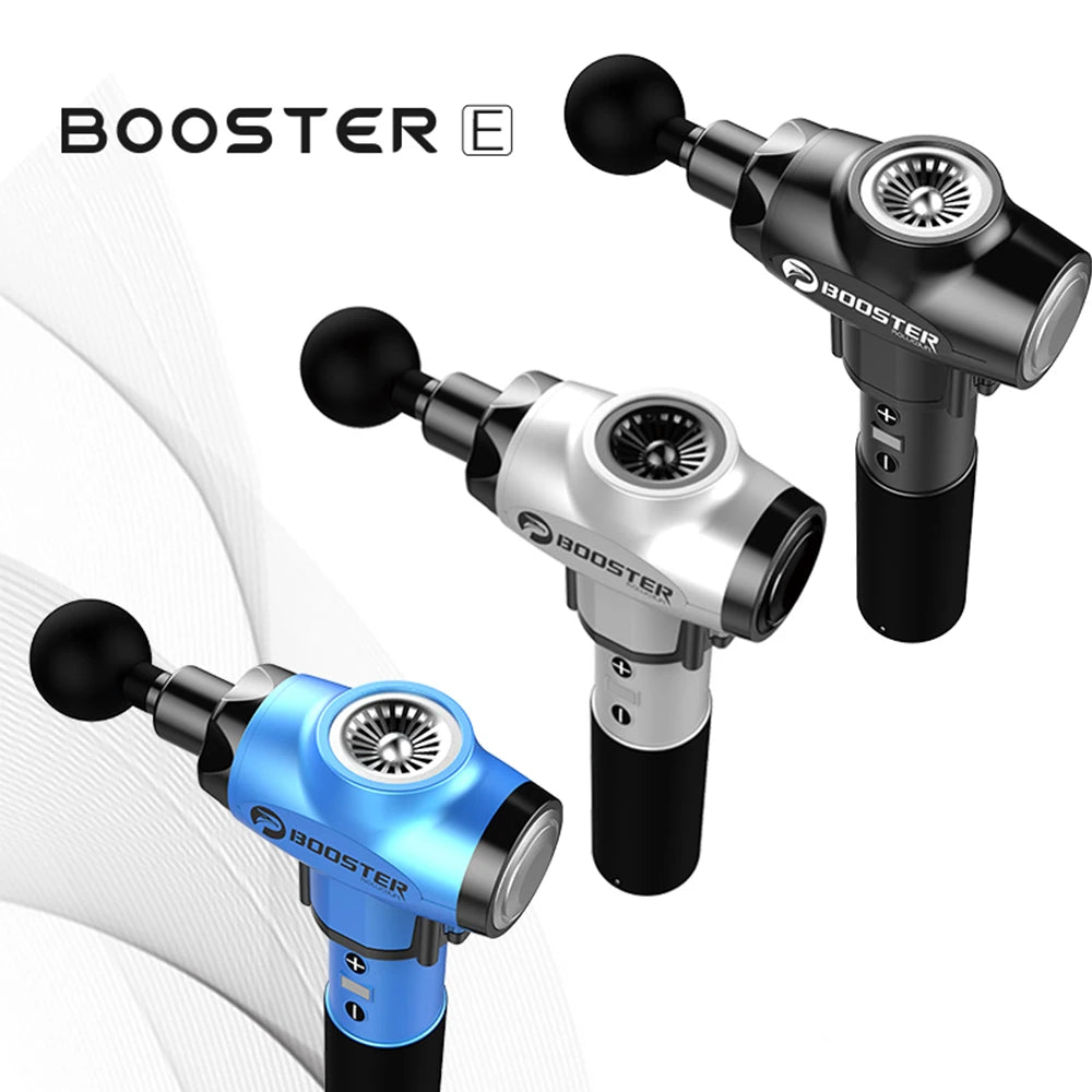 Booster E Massage Gun Deep Tissue Massager Therapy/Body Muscle Stimulation Pain Relief for EMS Pain