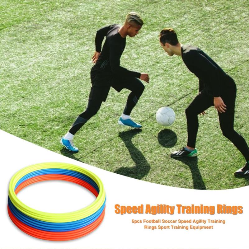 5pcs/set Football Soccer Speed Agility Training Rings/Sport Training Equipment 30cm 40cm