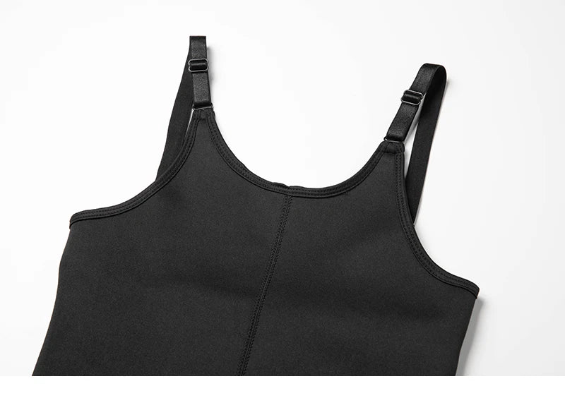 2 PCS Women's Waist Trainer Sauna Effect Sweat Vest Corset/Body Shaper Neoprene Shapewear Tummy Control Gym Workout Tank Top