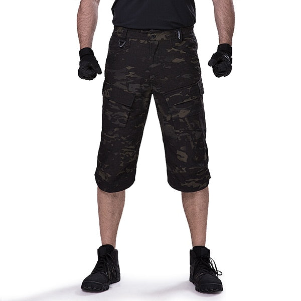 FREE SOLDIER outdoor hiking tactical cropped short pants/men summer scratch-resistant