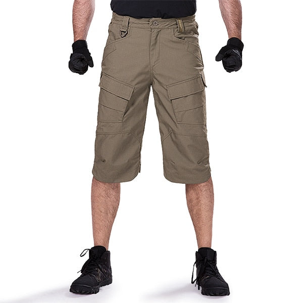 FREE SOLDIER outdoor hiking tactical cropped short pants/men summer scratch-resistant