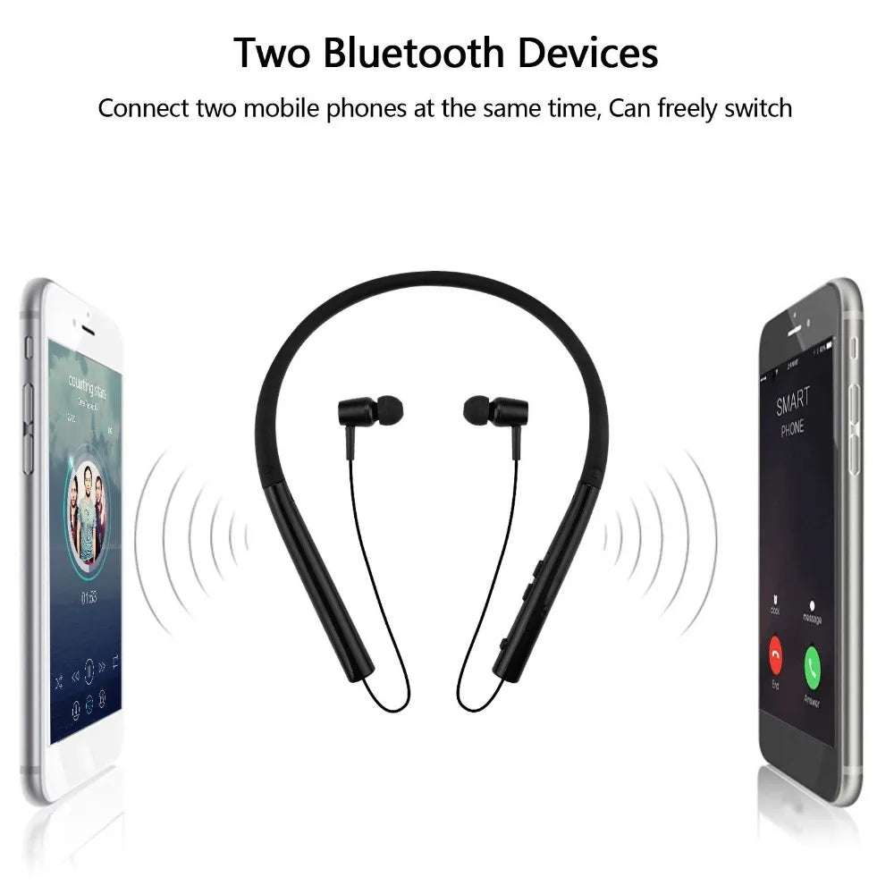 Sport Headphone Wireless Stereo Sweatproof Earbuds/with Mic for iPhone Samsung for Running Gym