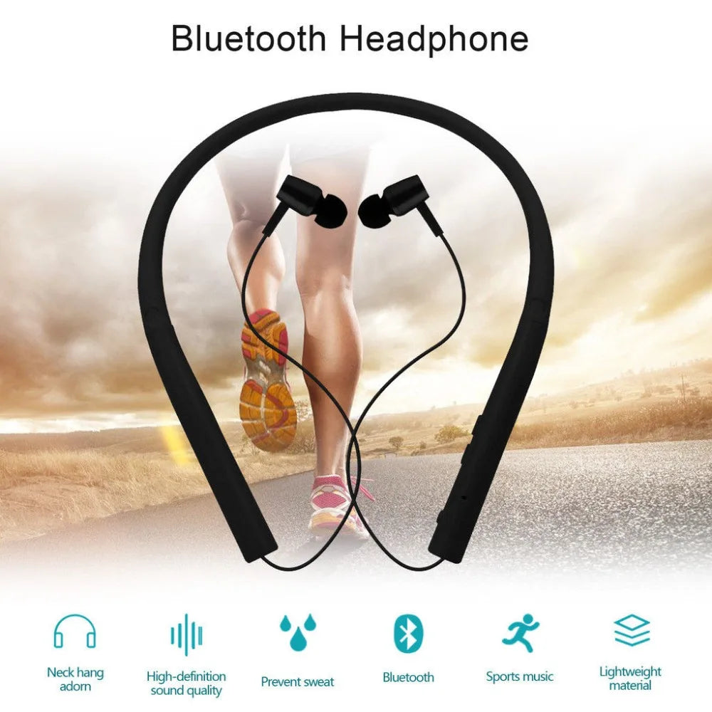 Sport Headphone Wireless Stereo Sweatproof Earbuds/with Mic for iPhone Samsung for Running Gym