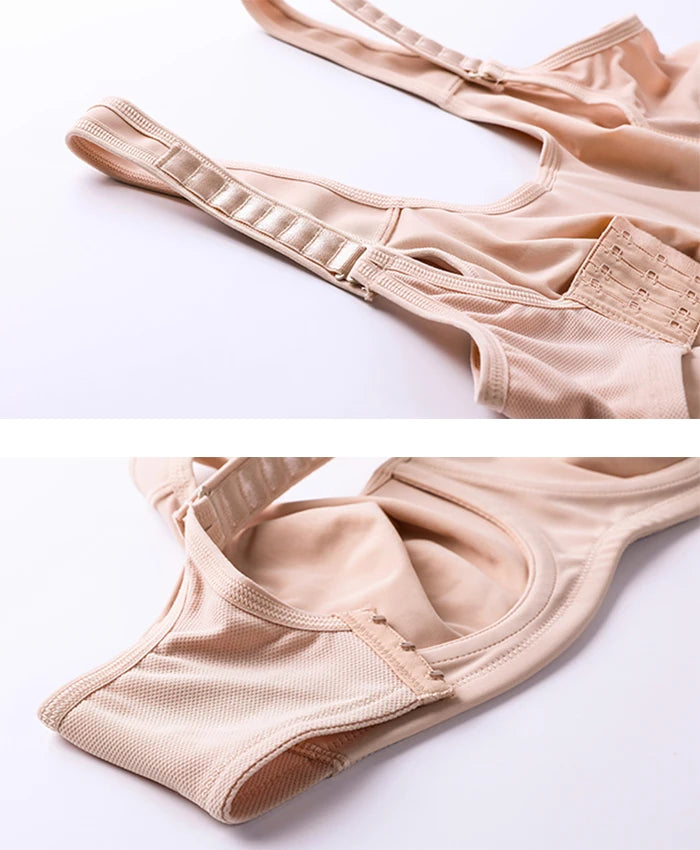 Yoga Sports Bra Women Max Control High Support Plus Size Underwire/Gym Fitness Tops Activewear Breathable Yoga Curve Underwear