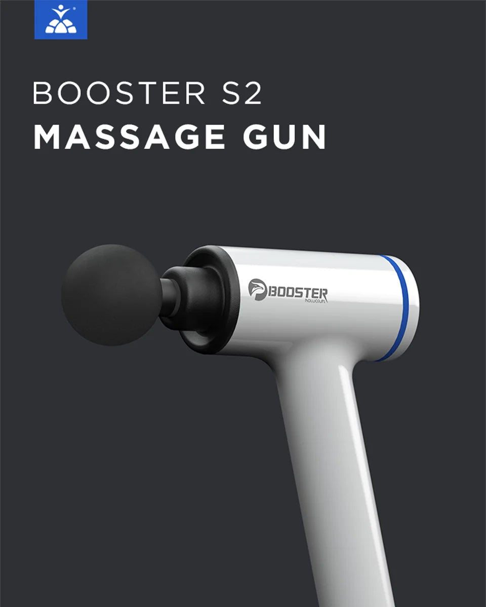 Booster S2 Massage Gun Pain Therapy Body Massager/Handheld Muscle  Relaxation with Metal Heads