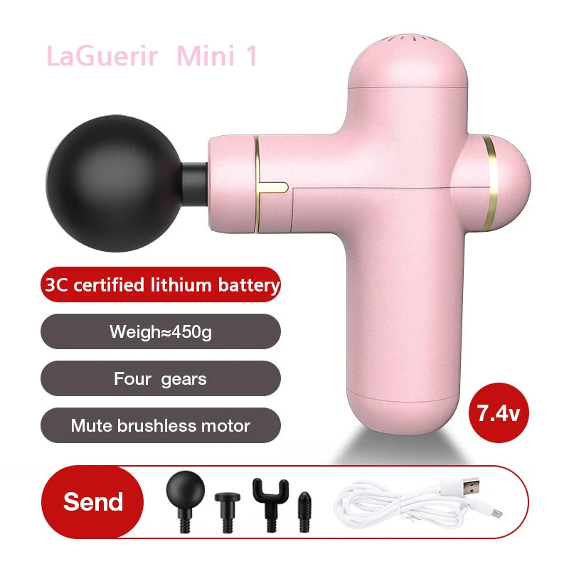 High Frequency Fascia Gun Mini Electric Massager Gun/Muscle Relax Body Electric Massager Portable for Body