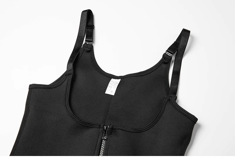 2 PCS Women's Waist Trainer Sauna Effect Sweat Vest Corset/Body Shaper Neoprene Shapewear Tummy Control Gym Workout Tank Top