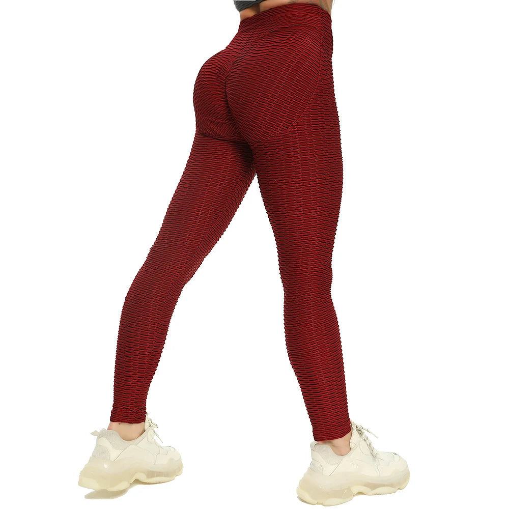 FITTOO Leggings Women Special Textured Leggings Push Up/Gym Pant Anti Cellulite Stretchy Leggings