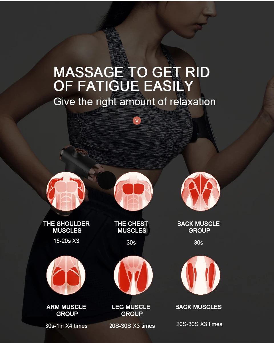 Massager Gun Health Care Deep Muscle/Stimulator Massage Relax Antistress Body