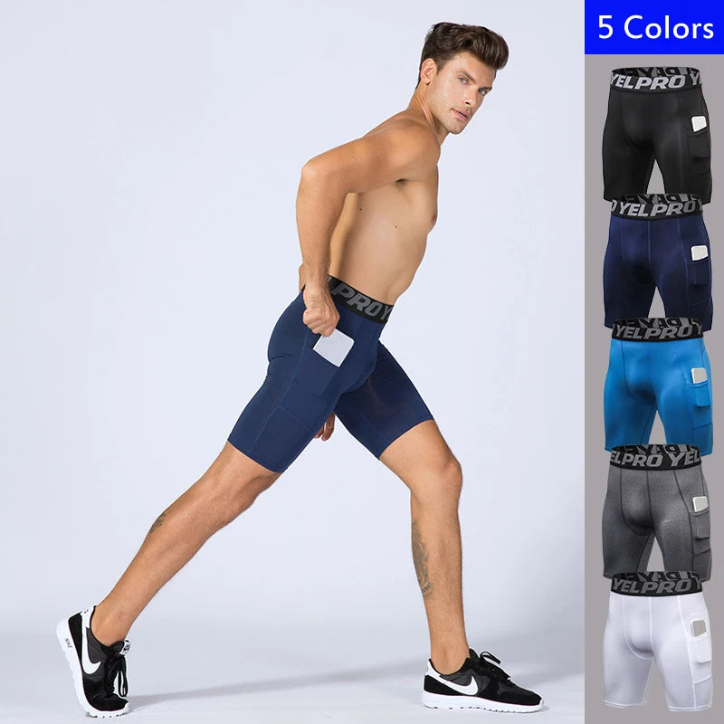 Men's Running Shorts Tights/Fitness Jogger Sweatpants Gym Quick Dry shorts