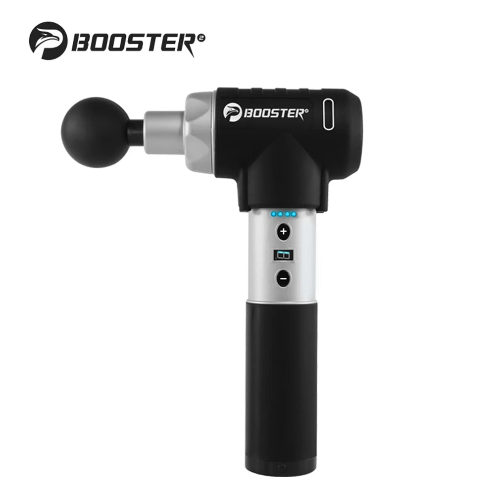 Booster Pro 2 Deep Tissue Muscle Massage Gun Body Massager/Fascial Gun 5 Heads Low Noise Fitness Shaping