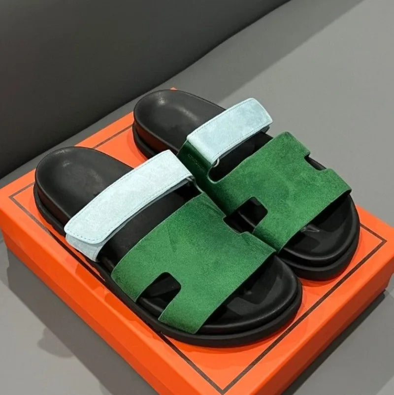 Women's 2026 Velcro Outdoor Sandals Fashion/Thick Sole Beach Slippers Comfortable Summer Slides for Casual & Walking