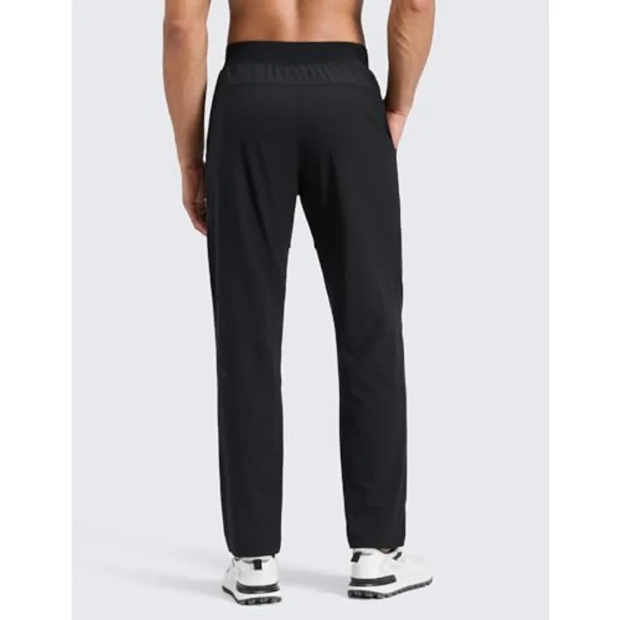 CRZ YOGA Workout Motion Pants for Men 30" Quick Dry Sweat-Wicking/Athletic Casual Daily Joggers Trouser with Pockets