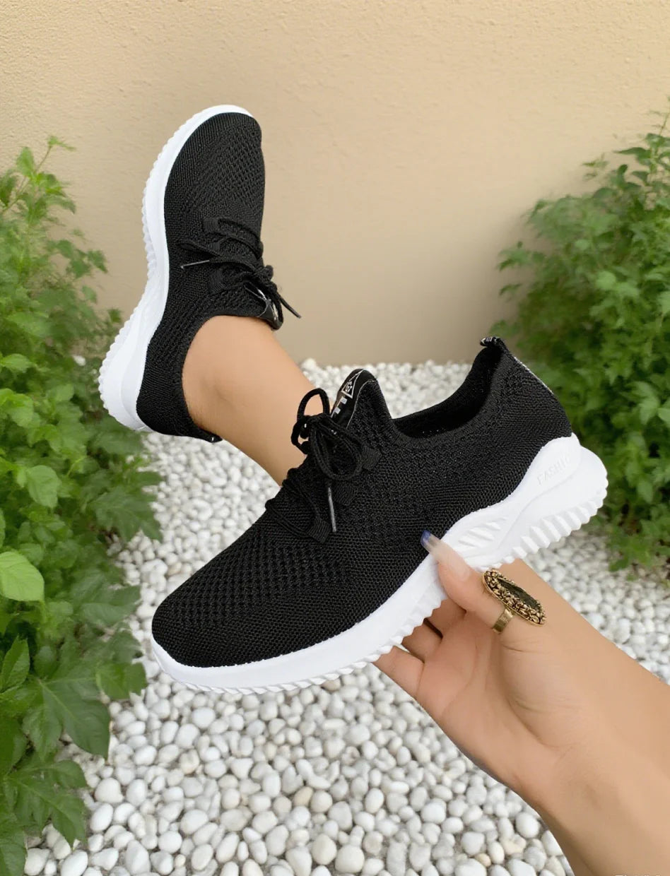 Women's Lightweight Walking Sneakers Breathable Mesh/Upper Non-Slip Outsole Comfortable Slip-On Casual Shoes