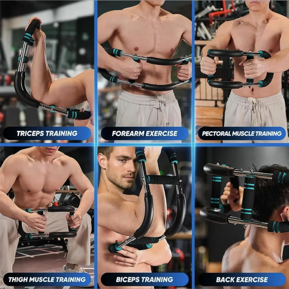 Saker Twister Arm Trainer Adjustable Forearm Strengthener/Exercise Equipment for Men & Women Chest Workout Equipment