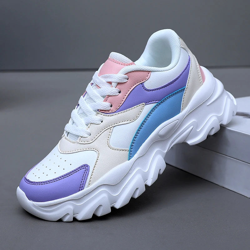 Women Sneakers Fashion Women Vulcanized Shoes High Quality/Flats Shoes for Women Walking Platform Plus Size